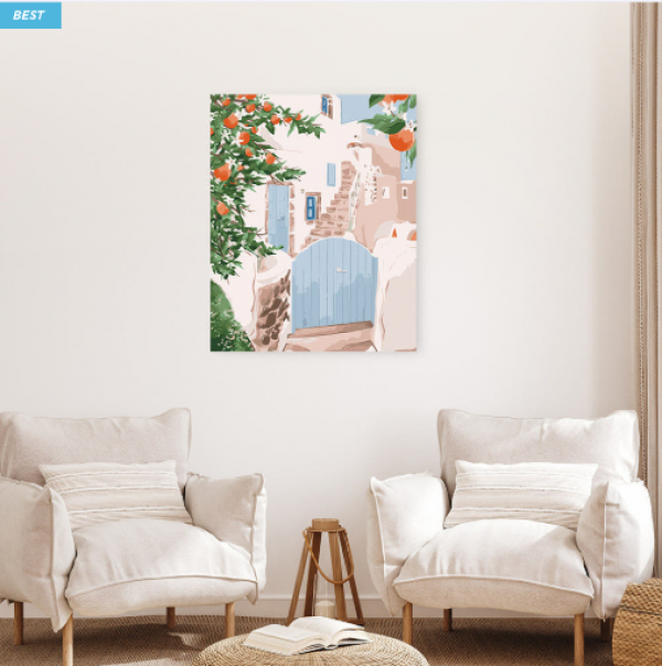 마이허니블리,국내자체제작 고급 DIY 명화그리기세트 (마이허니블리 베스트 모음 40x50cm)