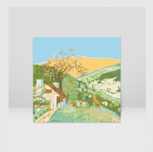 국내자체제작 고급 DIY명화그리기세트 (그랜마모지스 A May Morning)